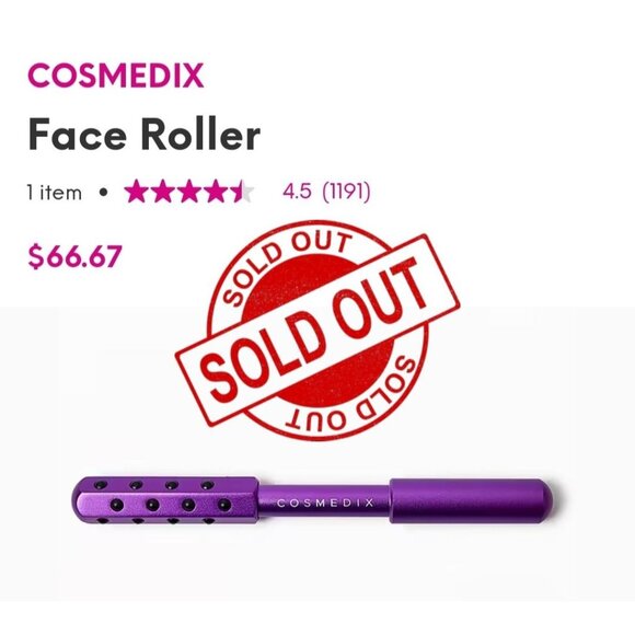 🆕️🆑️ CosMedix Instant Uplift Beauty Roller 24 Massaging Stones & Rotating Head - Picture 11 of 12